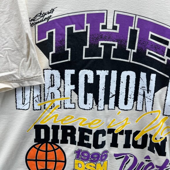 Y2K Diet Starts Monday Shirt Men 2XL Cream Purple 1996 DSM INTNL Graphic Street - Picture 6 of 11